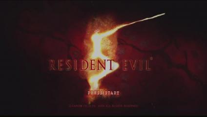 Resident Evil 5 Title Screen